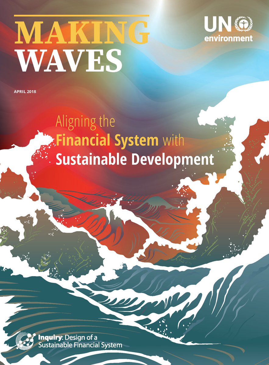 New report: The global financial system is becoming more sustainable day by day. Very, very encouraging – but we also need to get the job done! Please share. And read here: unepinquiry.org/making-waves/ @fininquiry <a href="/UN/">United Nations</a>Environment @UN <a href="/ErikSolheim/">Erik Solheim</a> #sustainablefinance
