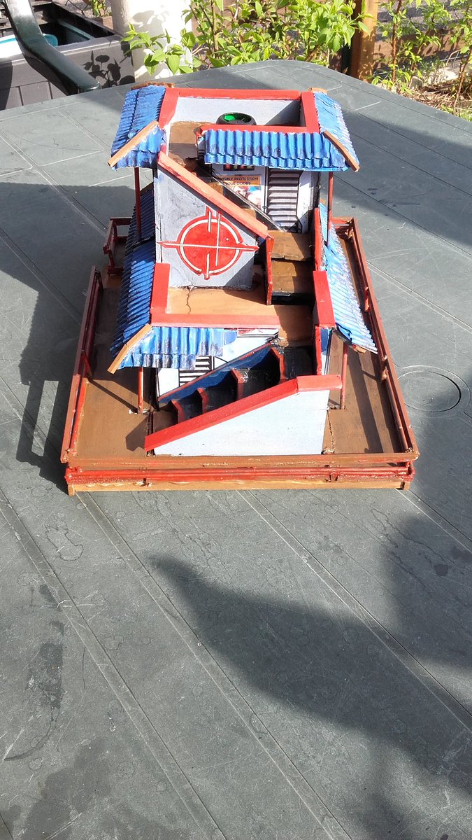 Bâtiments pour le jeu de figurines infinity de corvus belli.