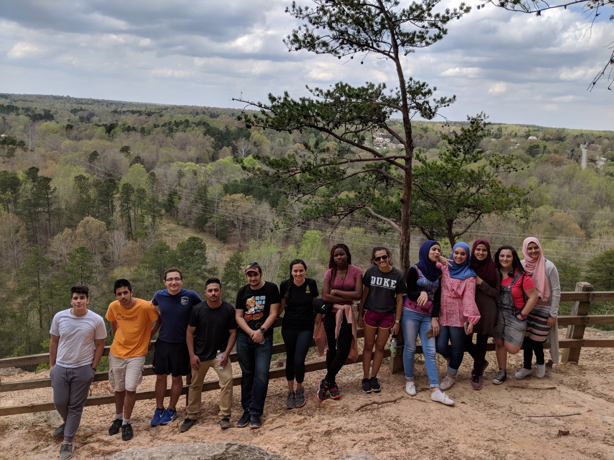 KenanEthics's tweet photo. Last Saturday, participants in @KenanEthics' Citizenship Lab enjoyed a hike at #Occoneechee Mountain! 🌞🌳Citizenship Lab is a community-based research project supported by a partnership between KIE & @BassConnections at @DukeU. 👉 Learn more: https://t.co/Bcl3IpLRar https://t.co/jZr1i3Z1a7