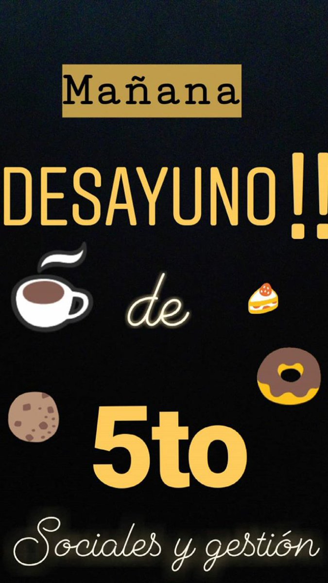 LgPromo18's tweet photo. ¡ATENTOSSSSSS! MAÑANA DESAYUNO 🍩☕ https://t.co/pVP7Kww8eB