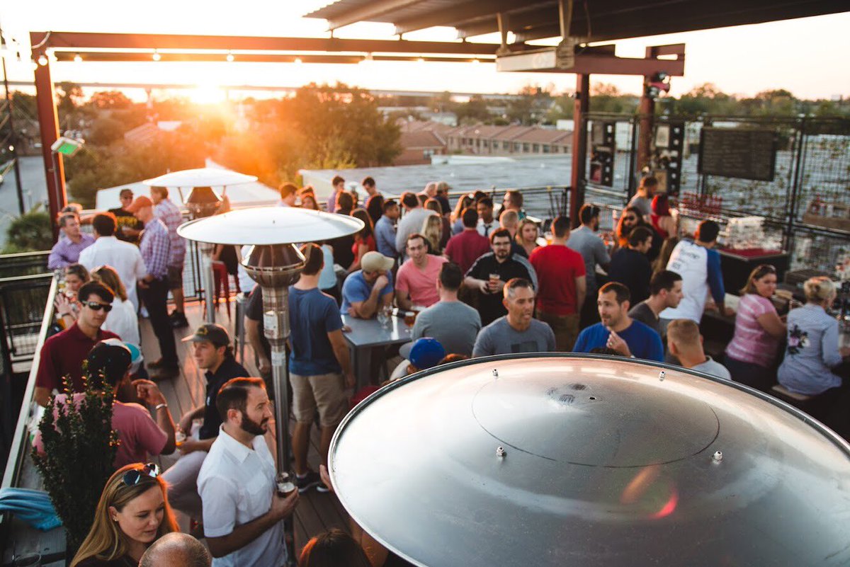 revelrybrewing's tweet photo. @chefsymon we got a cold beer  waiting for you when you’re done @htbbq #rooftop #charleston https://t.co/l0goRRlxiP