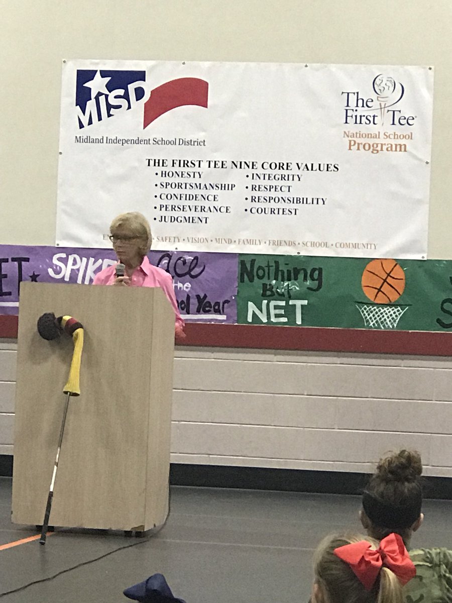 RotaryOdessa's tweet image. Honored to meet @Jrprotalker and Pepper Peete as we begin our journey to implement @TheFirstTee National School Program in @EctorCountyISD ⛳️ #empoweryouth #ninecorevalues #solheimcupcaptain