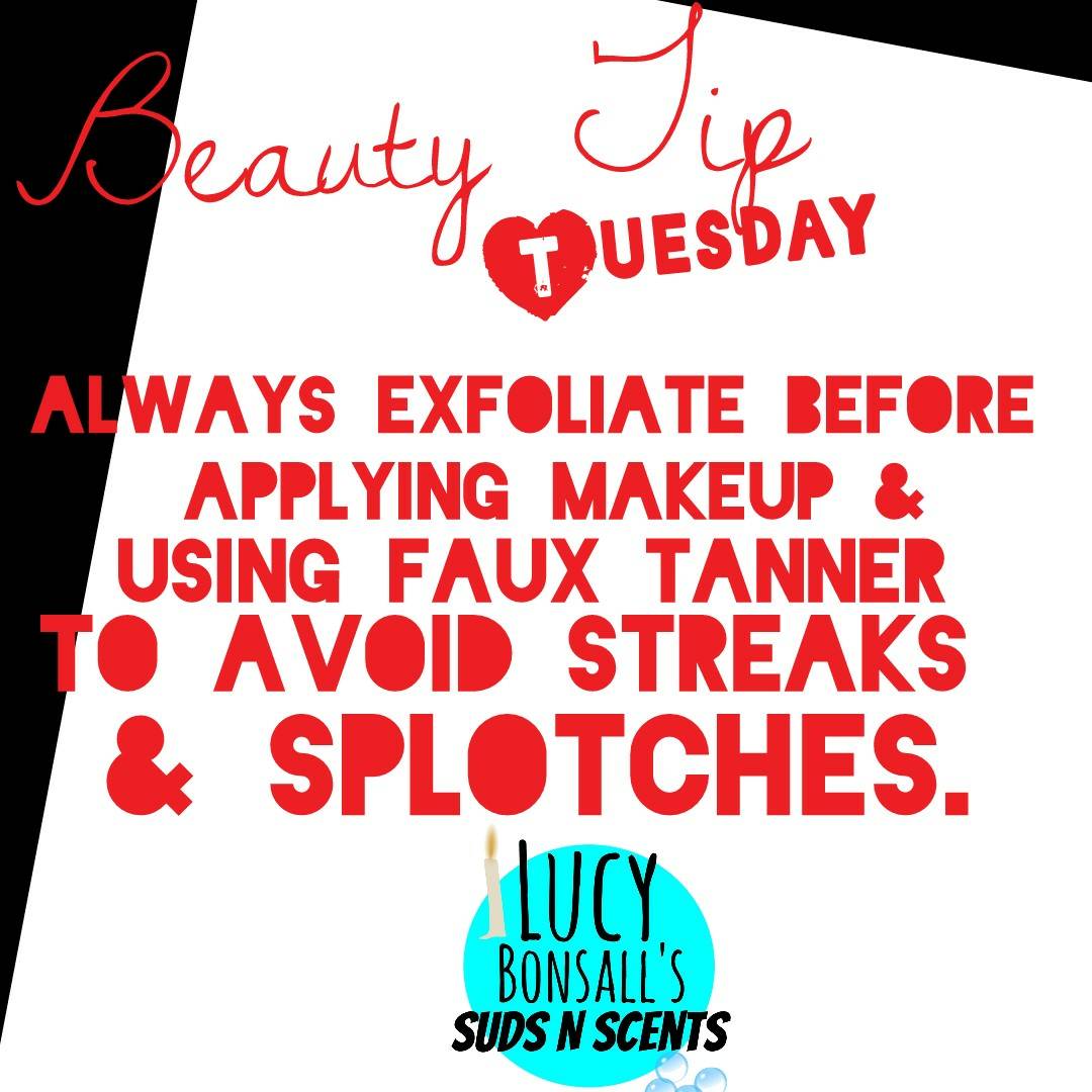 LucyOKScentClub's tweet photo. Lucy's Tuesday Beauty Tip 🛁
Always exfoliate before applying makeup or using faux tanner to avoid streaks and splotches! If your looking for a great sugar scrub to use on your face, lips, and body visit https://t.co/IBHquxvWpY 🎀 https://t.co/gKzTQKJNLq