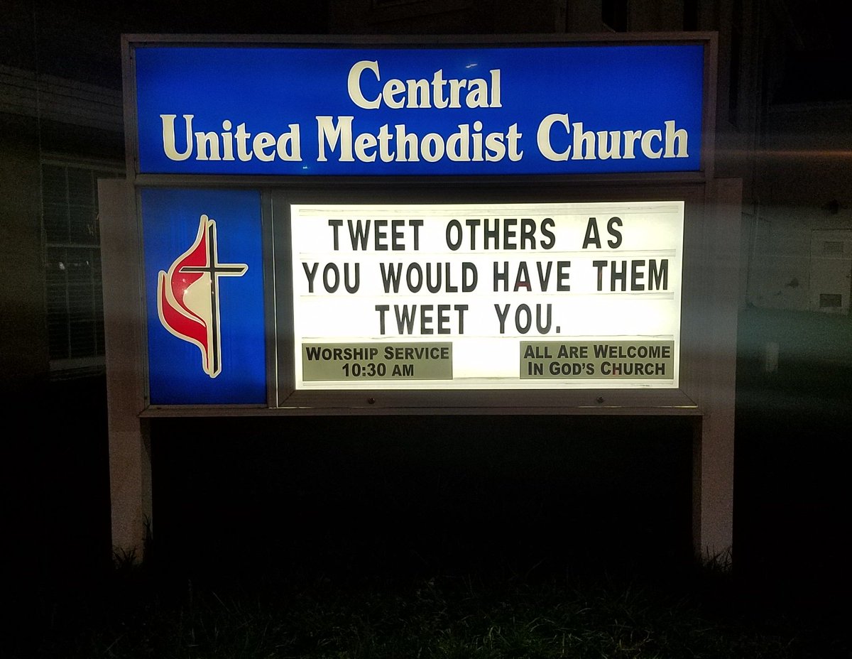 MrLands's tweet photo. Walked by a church tonight and saw this message. #notasermon #justathought #DigCit https://t.co/1qMc646RkU