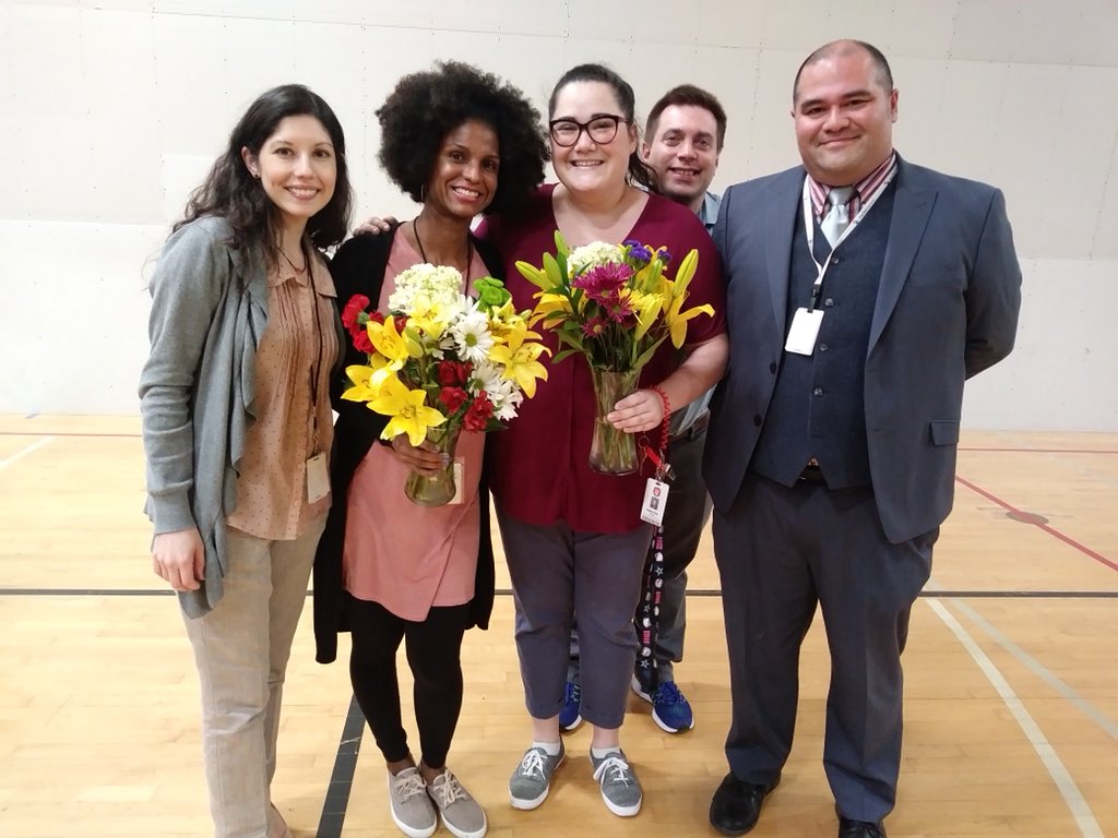 ManorNewTech's tweet photo. A huge congratulations to our Teacher of the Year Mrs. Fain-Jackson (@LitFainatic ) and our Rookie Teacher of the Year Ms. Falcón Cepeda (@Irmalynf )! Thank you for all that you do for our students, school, and community. #OurHouse #destinationmanor @ManorISD https://t.co/JqdnGapIac