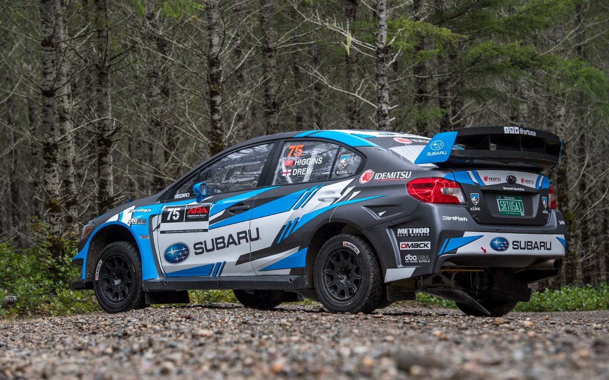 subarums_usa's tweet photo. Isn't she pretty? Here is the new #75Subaru (@DavidHiggins75 @CraigDrew75). Notice the 🇮🇲 flag on the roof vent? We hope David approves it. #SubaruRally #SRTUSA @ARA_Rally @OregonTrailRly @Subaru_USA https://t.co/MGcl1187QC