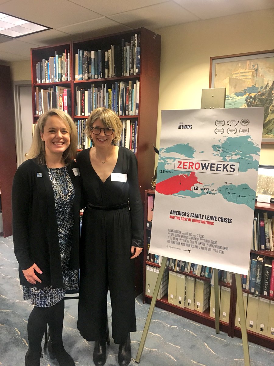 So proud to be part of the team that brought this important film to DC - <a href="/ZeroWeeks/">Zero Weeks Film</a> with film director @KyDickens. The US needs a National #paidleave policy now! Pass the #FAMILYAct NOW!  <a href="/FmlyValuesWork/">Family Values @ Work</a> <a href="/NPWF/">National Partnership</a> <a href="/ZEROTOTHREE/">ZERO TO THREE</a>