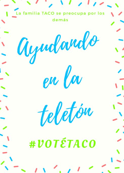 TACO88968944's tweet photo. ¡Estás propuestas y muchas más! #votáTACO https://t.co/UfPEjRBIqf