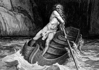 Does that remind you of something? No? Well, let me refresh your memory. This is Charon. You very well know from your mythology class that Charon is the ferryman of Hades who carries souls of the newly deceased across the rivers Styx and Acheron.