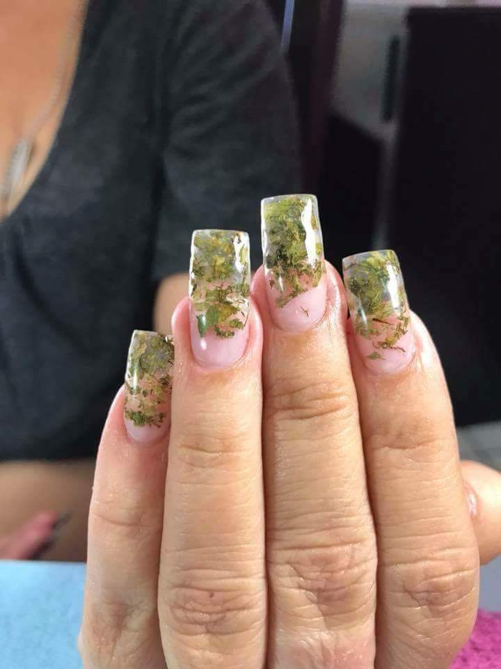 unhas de gel de mandrake