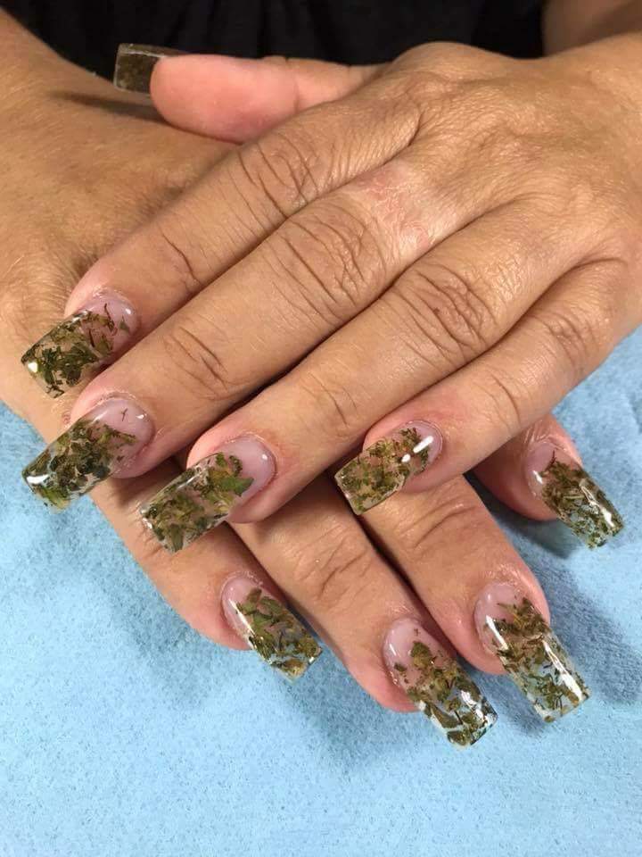 unhas de gel de mandrake