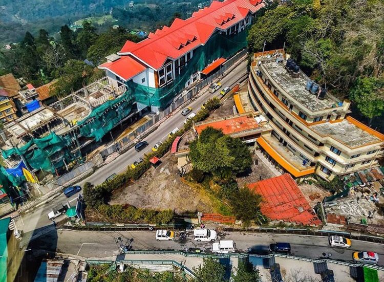 Gangtok Town Ariel View