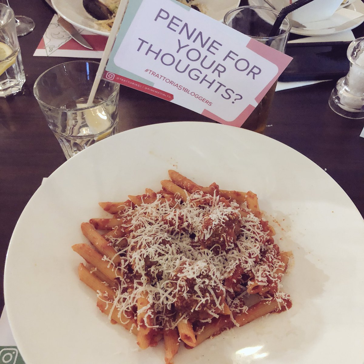 jessiloumilton's tweet photo. Thanks so much to @pinkmedialtd for hosting a #bloggernetworking evening at @trattoria51 🙌🏻❤️
The food was amazing & the company was brilliant!
That Choc Brownie 😍
#liverpoolbloggers #Trattoria51Bloggers #LivBlogSquad https://t.co/BMexoAHZlJ