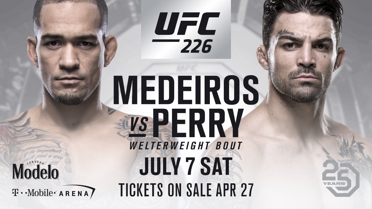 ufc's tweet photo. Excitement level 💯💯💯

@YMedeiros takes on @PlatinumPerry in Las Vegas at #UFC226‼️

😱😱😱 https://t.co/J7oNHPYjk1