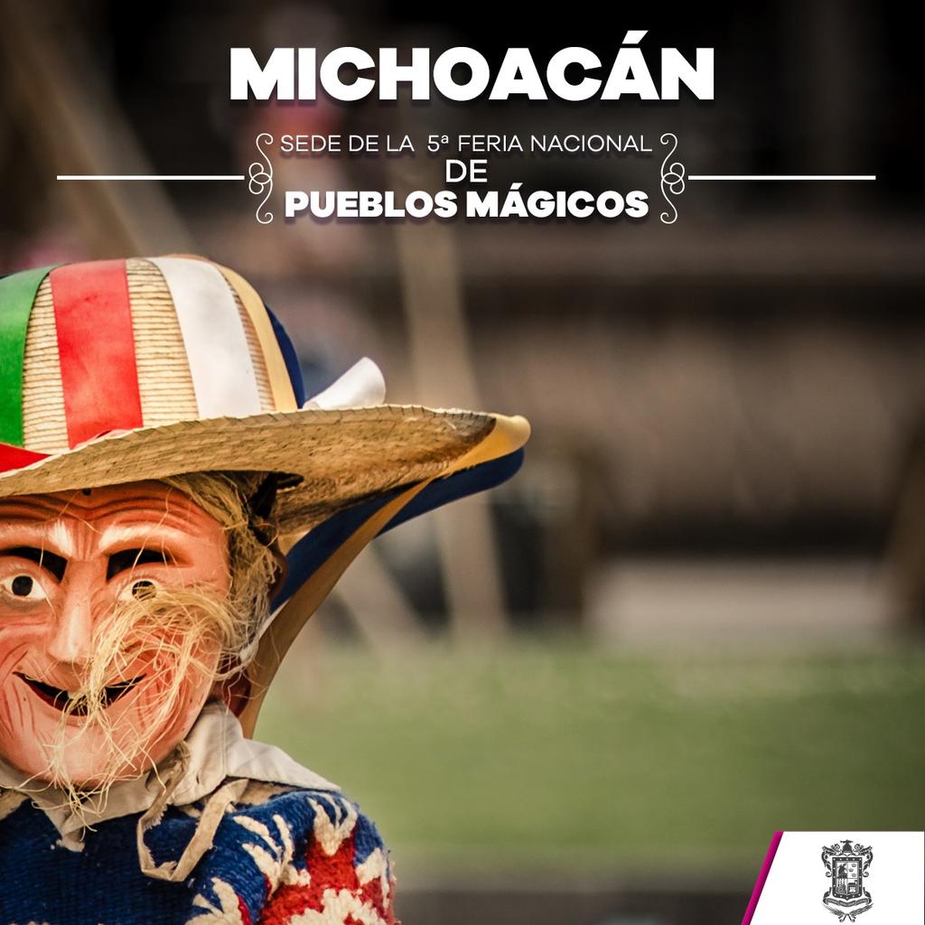 Sectur_Mich's tweet photo. Ser sede de la 5ª Feria Nacional de #PueblosMágicos nos compromete a seguir trabajando en pro del turismo y por cada rincón de nuestro estado. https://t.co/OTUDyzmi9h