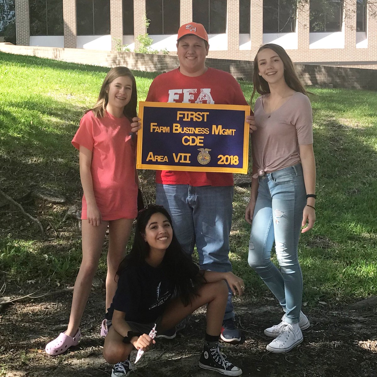 Studio12Austin's tweet photo. Bowie-Austin Farm Business Management team placed first today at area and is headed to state!!   Brandon placed first individually and two of his teammates also placed in the top ten!  Super proud!! #ffaproud @AustinISD @robinson_mark_a @AISDBowie https://t.co/mwOPT4mLlm