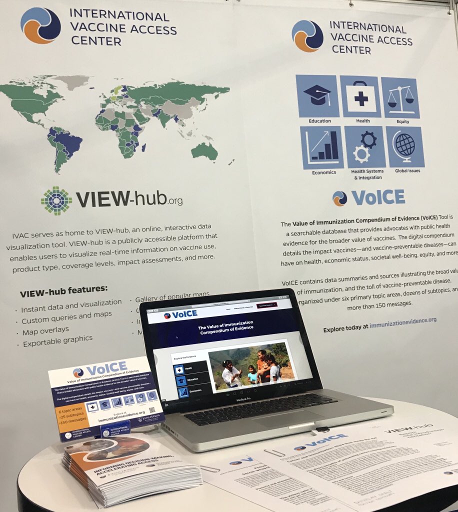 IVACtweets's tweet photo. Wondering what the VoICE tool is all about, but missed our demos yesterday? No worries! Visit the #IVACatISPPD booth today to learn more about this searchable database of evidence on the broader value of vaccines. #VaccinesWork #ISPPD2018 https://t.co/TJCDwpS48H