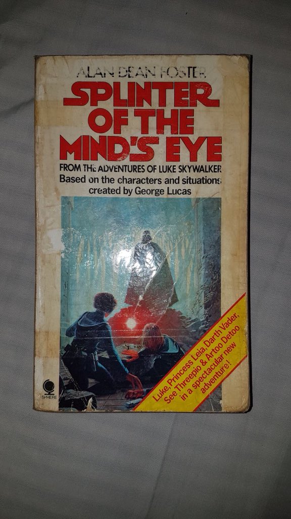 TheJedi_Council's tweet photo. In our last #StarWars podcast we discussed this book "Splinter of the Minds eye'. The crystal they are all hunting in it is force sensitive and is called the Kaiburr - how similar is that to kyber crystals used in Jedi lightsabers? https://t.co/dAfuRLZ3wf