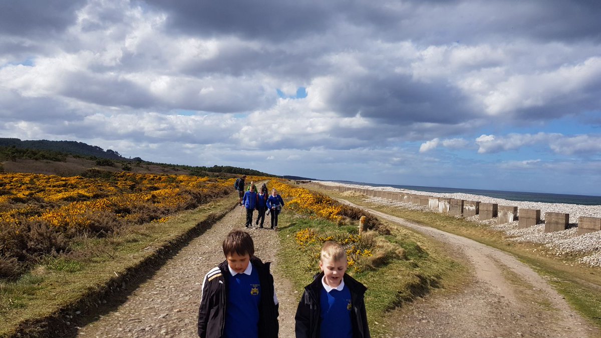 OutfitMoray's tweet photo. Our @stsylvesters1 group enjoyed exploring a little further along the coast today &amp; collected some birch bark for their adventures tomorrow. What do you think they will use it for? @TheMorayCouncil @ActvSchlsMoray @Active_Scotland @MorayTours @MyMoray @EducationScot https://t.co/lJbKzdaOvf