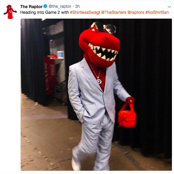 Rachel__Nichols's tweet photo. Well played, @the_raptor - Well played. https://t.co/vACSxeLiqB