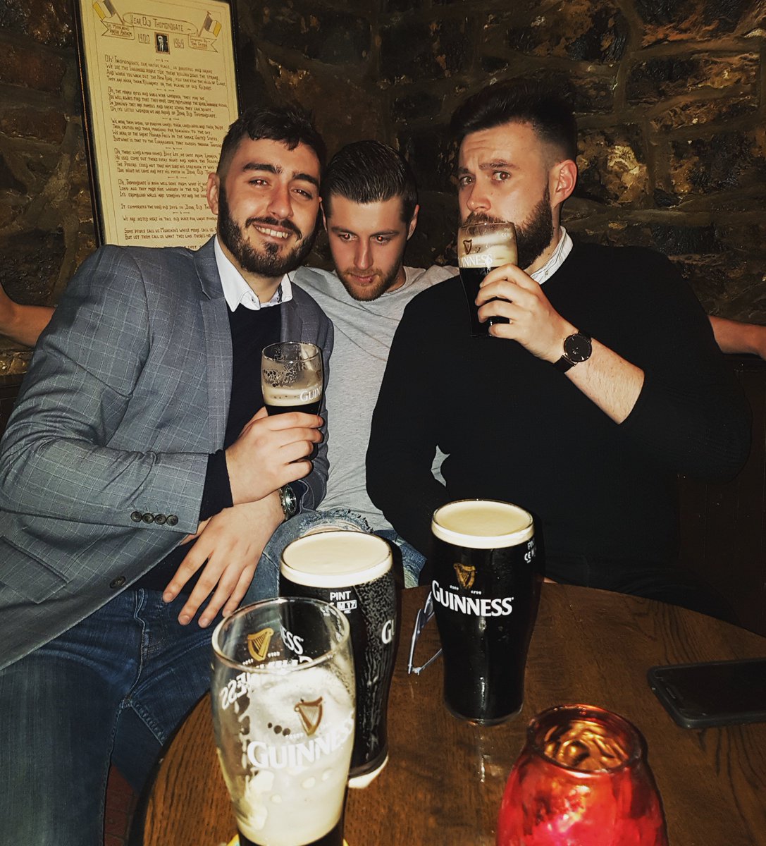#Guinness #3WiseGomies #JJBowles