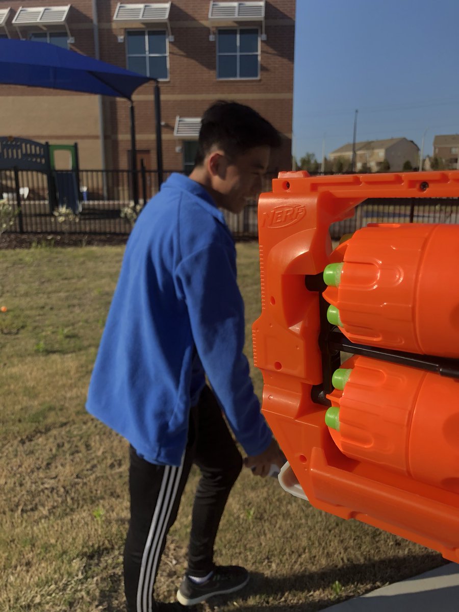 TheOfficeOG's tweet photo. they tried to pull up against alyssa but trick was on them and we got a kill in the process. one down five to go🔫 @NerfinButNet @PcNerf https://t.co/FNJyTnYJ4V