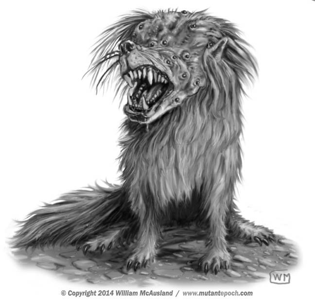 mutantlord's tweet photo. Daily Freak

The Brain Hound
 "Ulp, Good doggy?"
Time to outrun your comrades!
https://t.co/B2HBnfvlrz
#mutantepoch #mutantdog #doggy #baddog #digitalart #postapocalyptic #RPG #bestiary #outlandsystem #rpgart #TME #mutants #monster #mutant https://t.co/6NbEN65L51