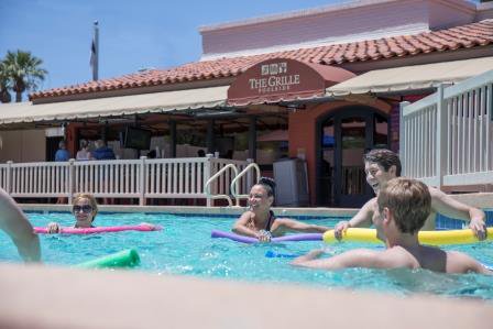 This could be you! The weather is perfect, it’s sunny and a fantastic week to get in some sun, fun and maybe a housemade sangria, specialty margarita or a local beer at The Grille.  We hope to see you soon…and often!