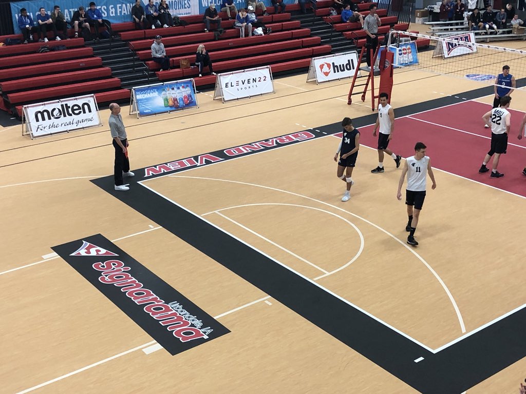 The <a href="/NAIA/">NAIA</a> Men’s National Volleyball tournament set off early today! Here’s a look from the outside and inside of the event at Grand View University.