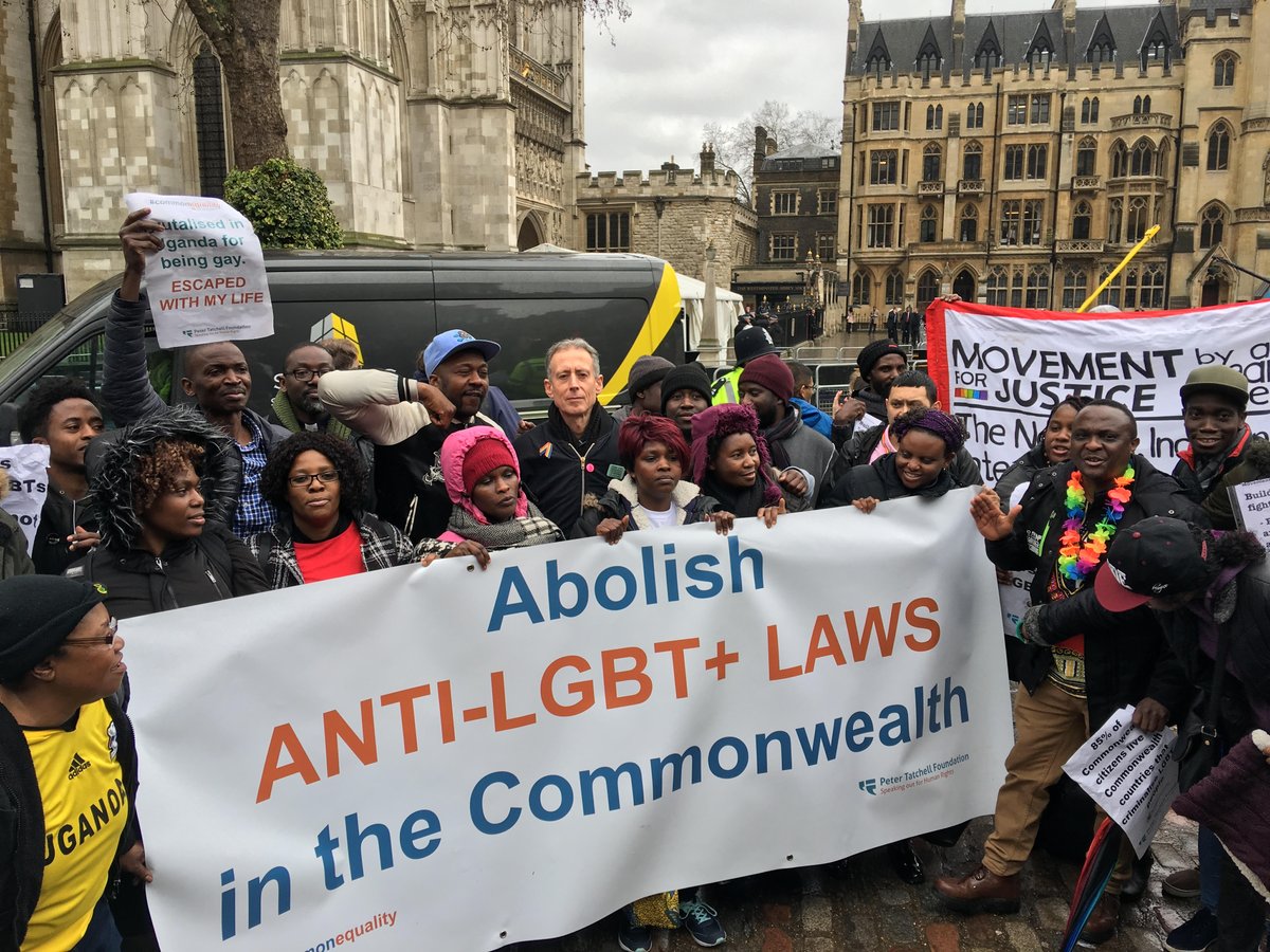 IanMcKellen's tweet photo. Join the rally for LGBT equality in the Commonwealth on Thursday 19 April 1-2pm outside Commonwealth HQ London SW1Y 5HX. 36 out of 53 Commonwealth countries criminalise LGBT people. Protest details: https://t.co/R5KXzF3z5P  #CommonEquality #CHOGM2018 #CWpeople https://t.co/W8gfT4LR3G