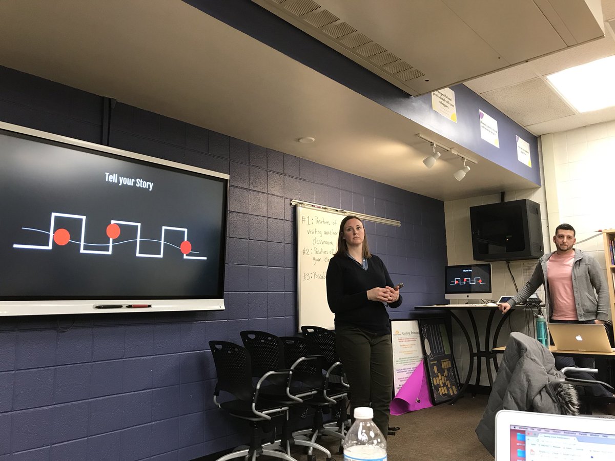 MrsSievers4's tweet photo. Thanks @JennyLehotsky, @Mr_JGonzalez, and @mrsforest for sharing about how to make great presentations @KomenskyLions!! #BetterTogether #d100pride #d100pd https://t.co/JLzIsX1hRC