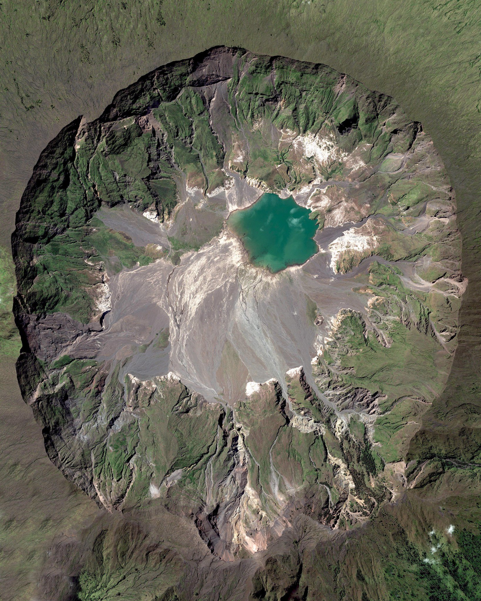 Daily Overview on Twitter "Mount Tambora is an active stratovolcano on