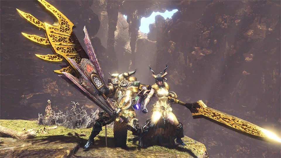 SharkmanGames's tweet photo. Flash podding effectiveness vs tempered monsters will diminish to nil over time in the new update.. no more spamming the flashes 😅 although that new armourrrrr 😍#MonsterHunter #MHWorld https://t.co/GiTWSMySxH