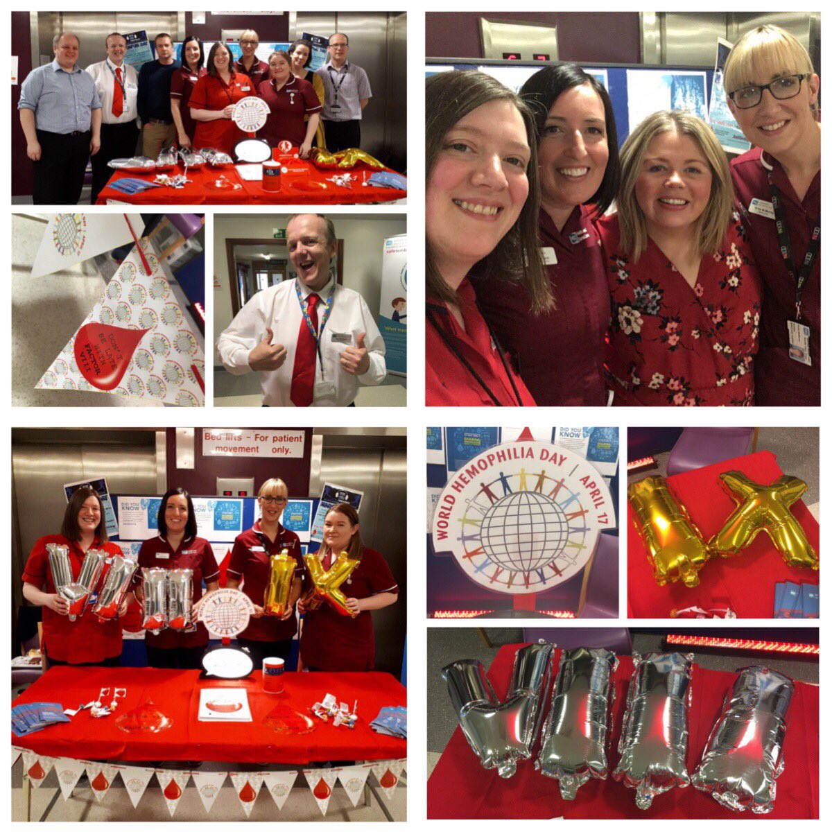 World Haemophilia Day 2018, ‘Sharing Knowledge Makes us Stronger.’ Thanks to everyone who chatted to The Haemophilia Team today on D Floor at BCH. <a href="/BelfastTrust/">Belfast Trust</a> <a href="/HaemoSocUK/">Haemophilia Society</a> #WHD2018