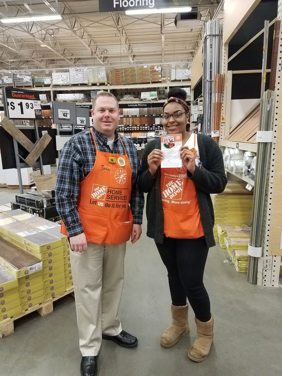 Dave Baker (@firesasm) on Twitter photo Sham receving a Homer Award from DSM John Gorski for her awesome first week in Flooring! 4 leads and 2 Measures. <a href="/THDGorski/">John Gorski</a> <a href="/Tony_Rescina/">Tony Rescina</a> @lcboris83 Sham receving a Homer Award from DSM John Gorski for her awesome first week in Flooring! 4 leads and 2 Measures. <a href="/THDGorski/">John Gorski</a> <a href="/Tony_Rescina/">Tony Rescina</a> @lcboris83