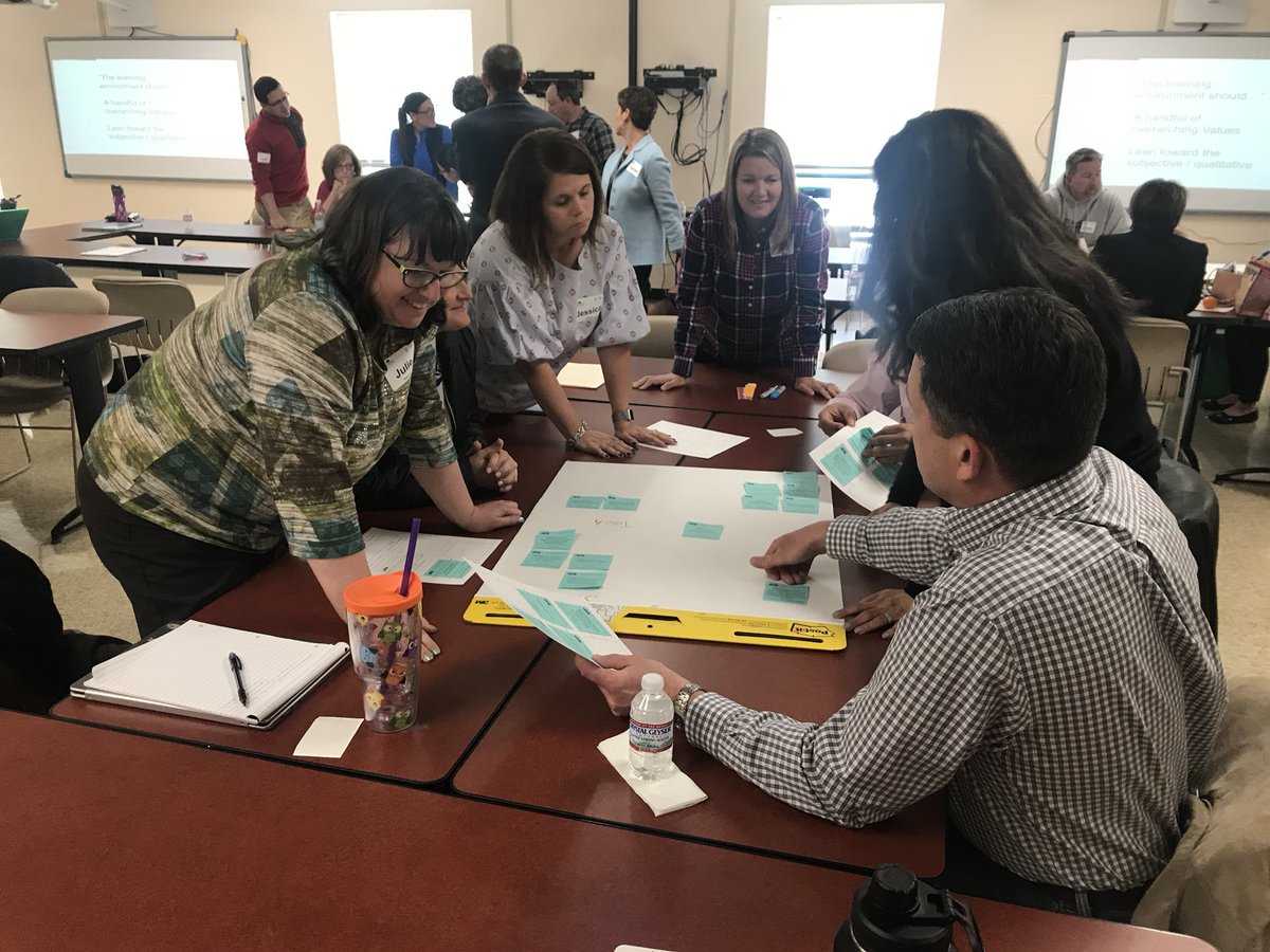 SycamoreSchools's tweet photo. Parents, staff, &amp; community members coming together for #EducationalVisioning session #2. What should our learning environments look like for the future? @shp_leading @TopAviator https://t.co/GMxlL42h7n