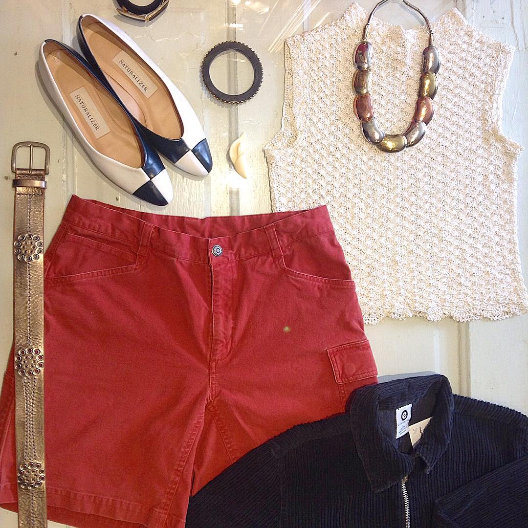slc_WE's tweet photo. So many new things in, come get first dibs 🤗 Sorel shorts 👏 crochet top with pearls👏 corduroy jacket 👏 black checker shoes 👏 outfit of the day 👌 .
.
.
#dibs #vintage #crochet #new  #trend #style #fashion #streetstyle #outfitideas #utah #utahstylist #shopsmall #upcycle #love https://t.co/geI4qx2aPd