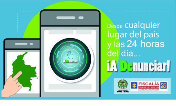 "Sistema Nacional de Denuncia Virtual" #ADenunciar en un solo clic policia.gov.co/denuncia-virtu… fiscalia.gov.co