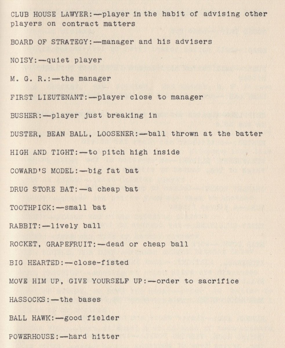 A list of some oldtimey Baseball terms and their definitions r/baseball