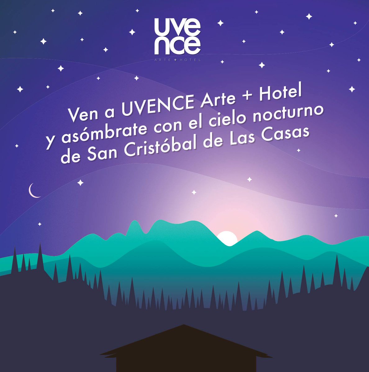 uvencehotel's tweet photo. El cielo nocturno de San Cristóbal es simplemente magia; y puedes vivirlo en UVENCE Arte + Hotel. https://t.co/fdtQqFEhnp