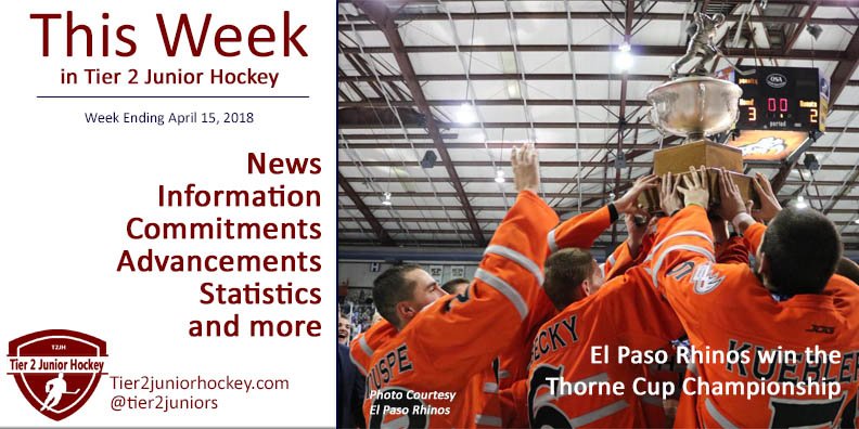 tier2juniors's tweet photo. This Week in Tier 2 Junior Hockey - https://t.co/W3aM5qdkFw https://t.co/Xni5Hk4myP