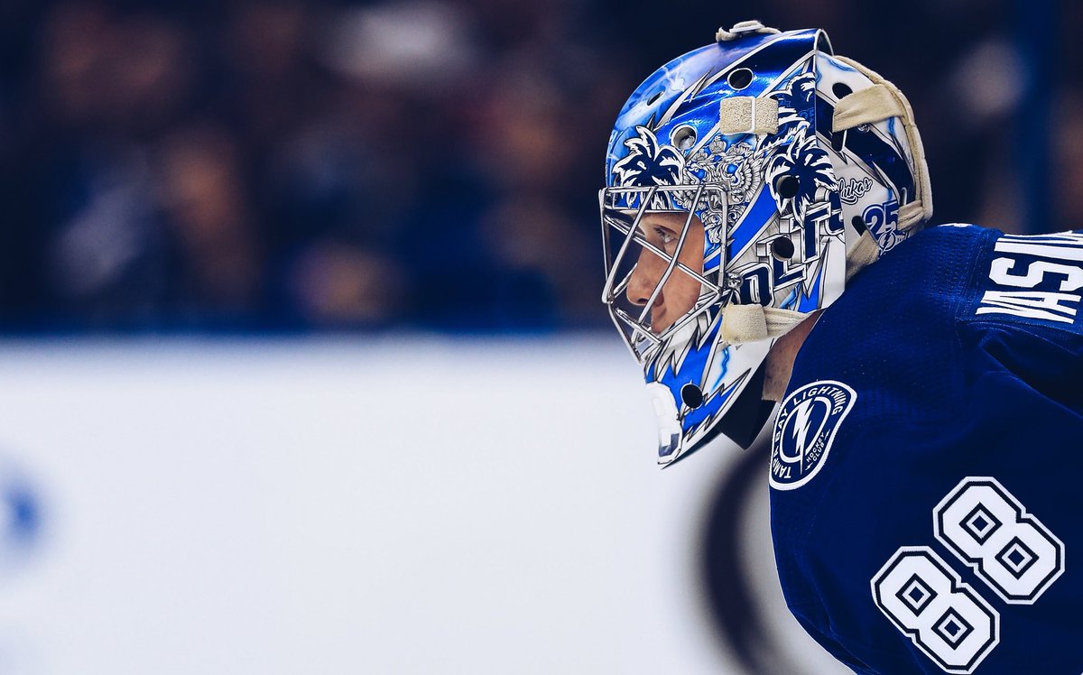 The one and only.

Andrei Vasilevskiy has been named a Vezina Trophy finalist. 👑 #VASYVASYVASY