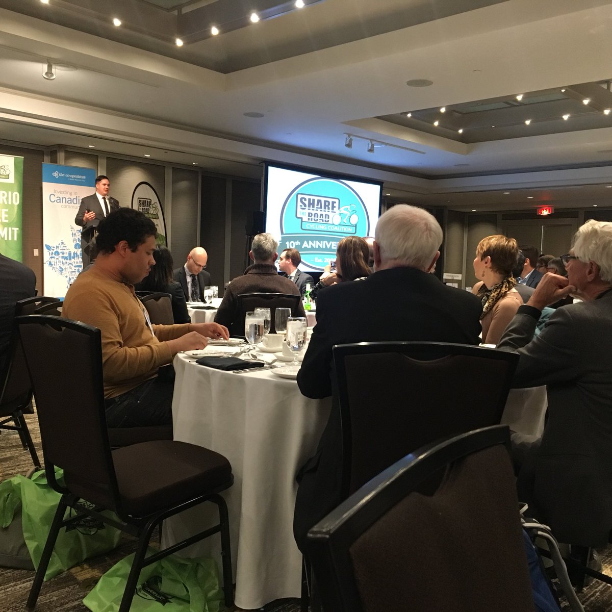 saavymarian's tweet photo. Happy 10th Anniversary to the Ontario Bike Summit! #OBS18 https://t.co/ZDtajXkrrt