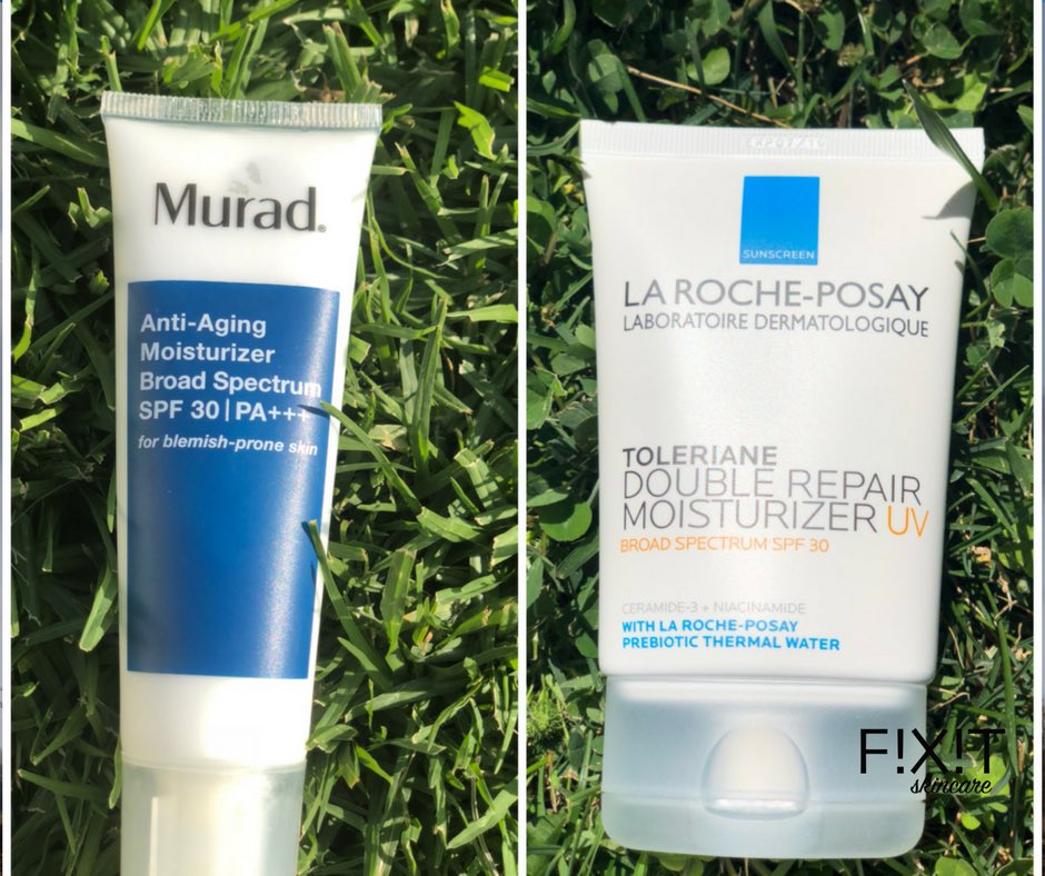FIXITskincare's tweet photo. Drugstore vs Professional line. I’ve used @MuradSkincare recently. @LaRochePosayUSA has been a favorite in the last year. Both are good. I do love the @LaRochePosayUSA! #whatsyourfavorite #larocheposay #muradskincare #skincare #skincarelove https://t.co/y7ft4rUtIW