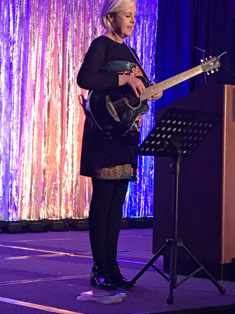 SASBOExec's tweet image. Hitting the right notes at SASBO 2018 with Jana Stanfield