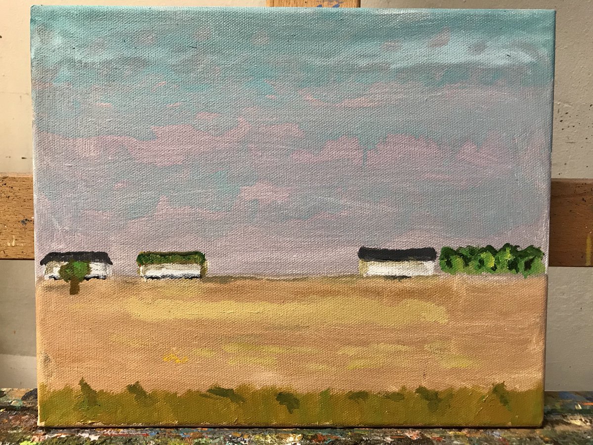 Very proud of my 86 year old student Per, who completed this small oil tonight. He is learning to capture light—no small feat. Before taking his 1st lesson 10 years ago, he said he was too old to learn to paint. I answered, “Chagall died at 98. Get to work!” And so he did.