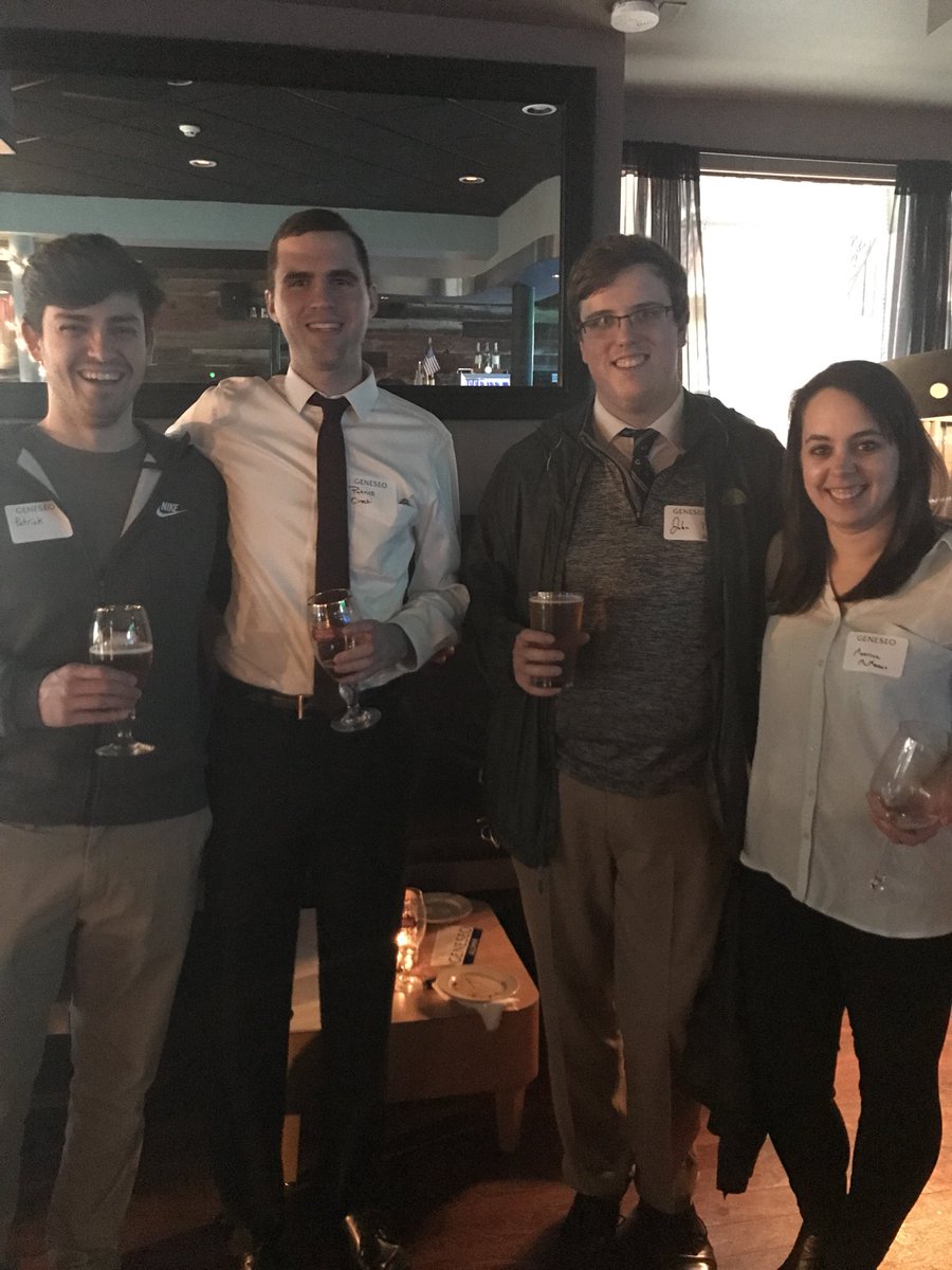 cassie___barron's tweet photo. Having the #GreatestKnight with @GeneseoAlumni ! https://t.co/aSqosMXzzb