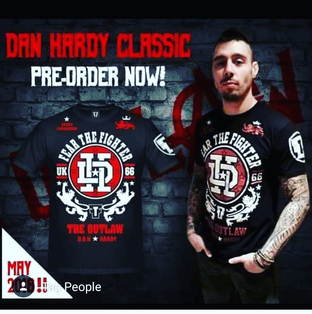 FTFClarke's tweet photo. Bringing it back #oldschool #original #outlaw walk out tee! @danhardymma #theoutlaw , preorders for May 1st 2018 @ https://t.co/vNHSZnakLW #fearthefighter #partreptile #classic #walkout #mma #danhardy #theoutlaw #ufc #courage #strength #honor #neversurrender #risefromtheashes https://t.co/6Cz0l4xeYi