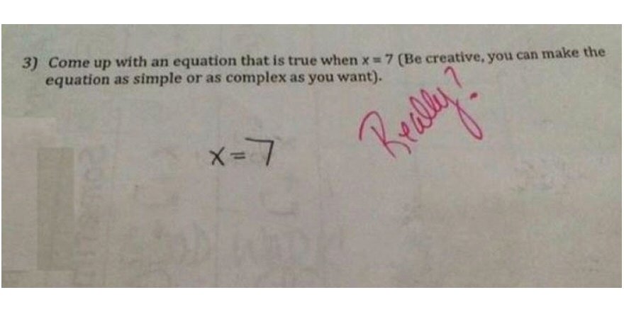 pickover's tweet photo. This quiz answer, circulating widely on the Web, is notable for its simplicity. https://t.co/WH7By3qelt