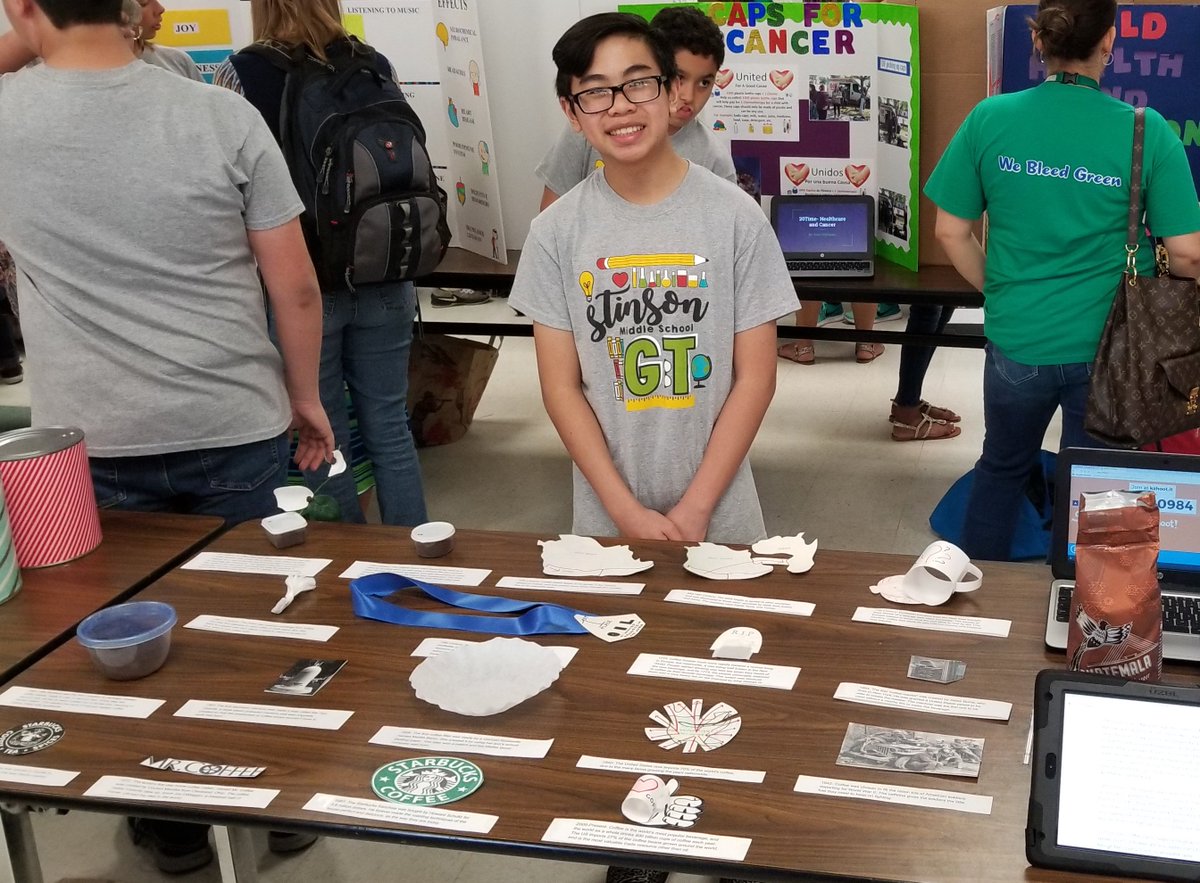 MyraMoralesTSS's tweet photo. The history of #coffee. A kid after my own heart.  #gtexpo #2cupsaday #lovemesomecoffee  #nisdstinson #stinsonskyhawks https://t.co/ok39915HJH